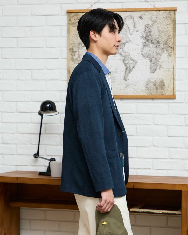 Golden Bear_男性 カーディガン_紺色 3