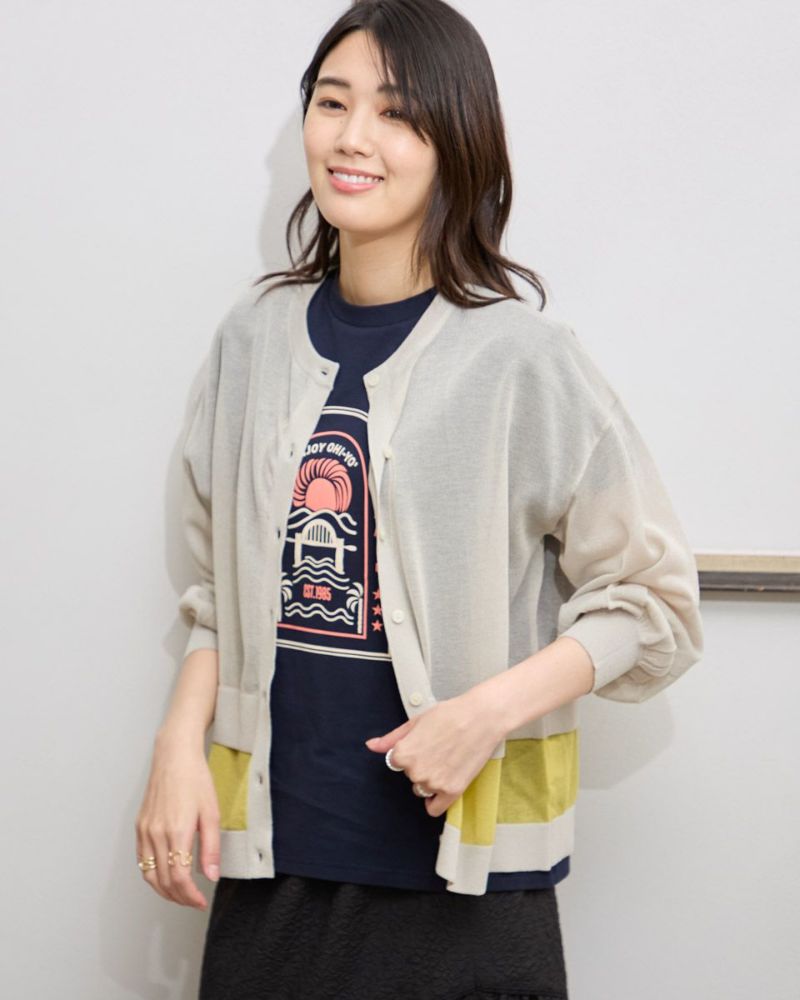 ニットカーディガン