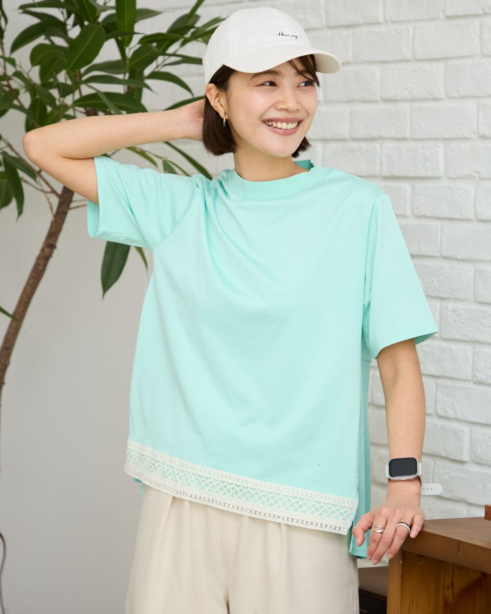 ハイネックプルオーバー