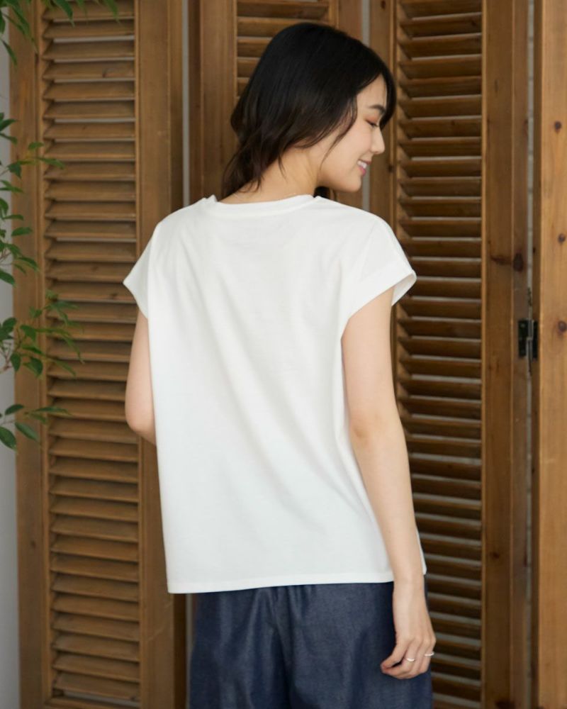 White LabelフレンチスリーブTシャツ | ゴールデンベアストア
