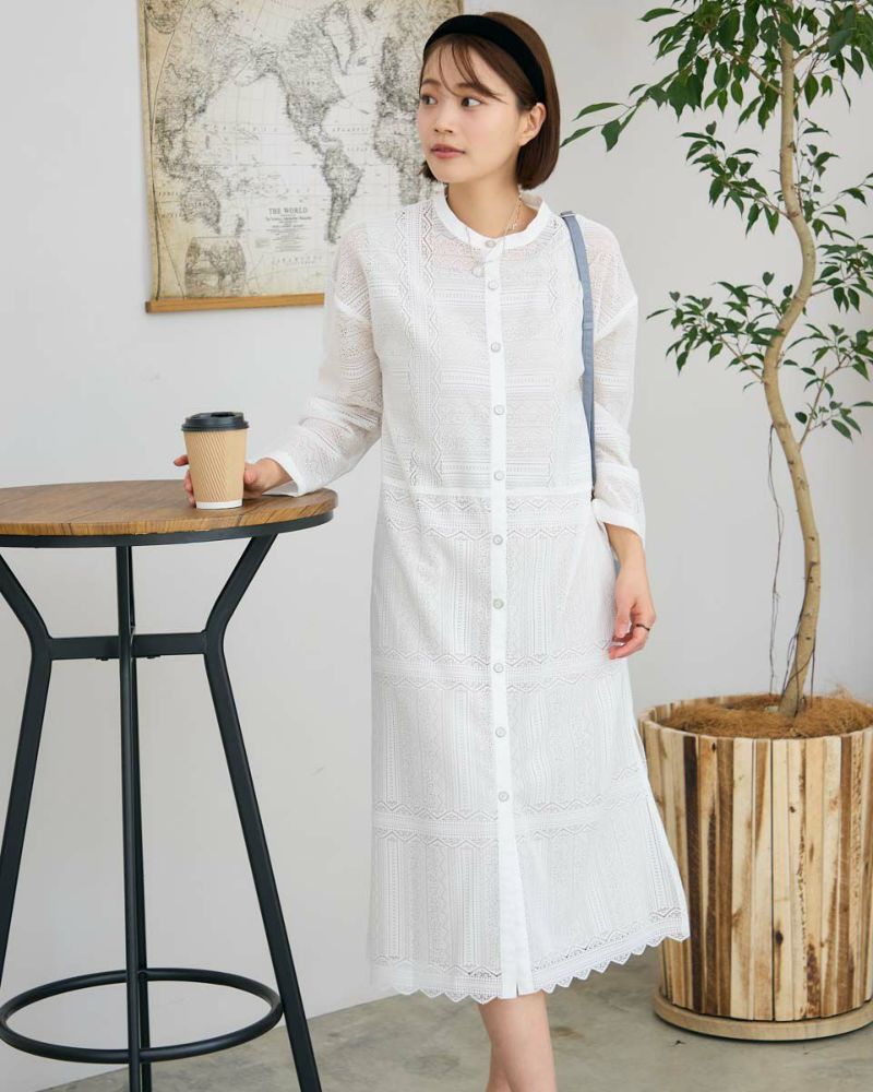 KLOKE/シャツワンピース ◇サッカースキッパーシャツワンピース|allureville OFFICIAL