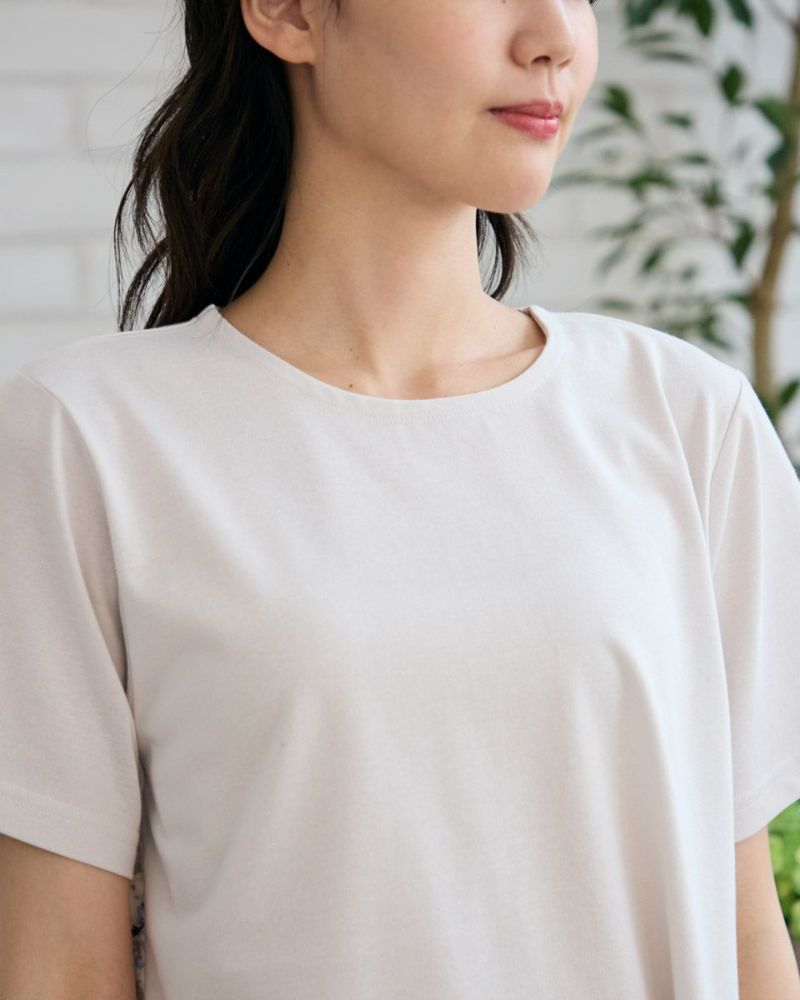 Queen Size布帛プリント切り替えTシャツ | ゴールデンベアストア Queen Size布帛プリント切り替えTシャツ | ゴールデンベアストア