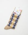 日本製チェック柄ソックス