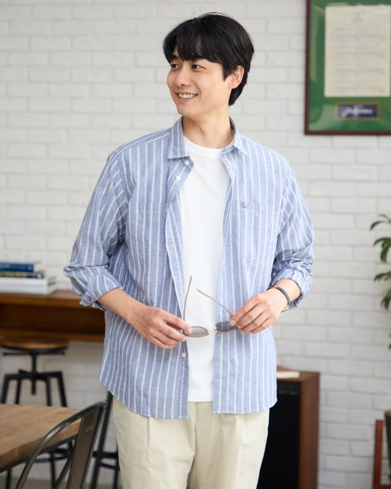 ストライプシャツ