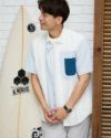切替半袖シャツ