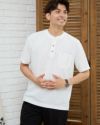 ヘンリーネックTシャツ
