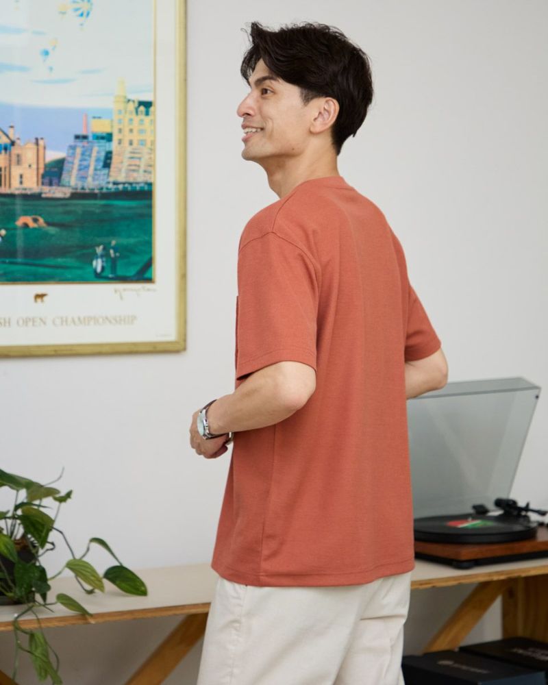 ヘンリーネックTシャツ