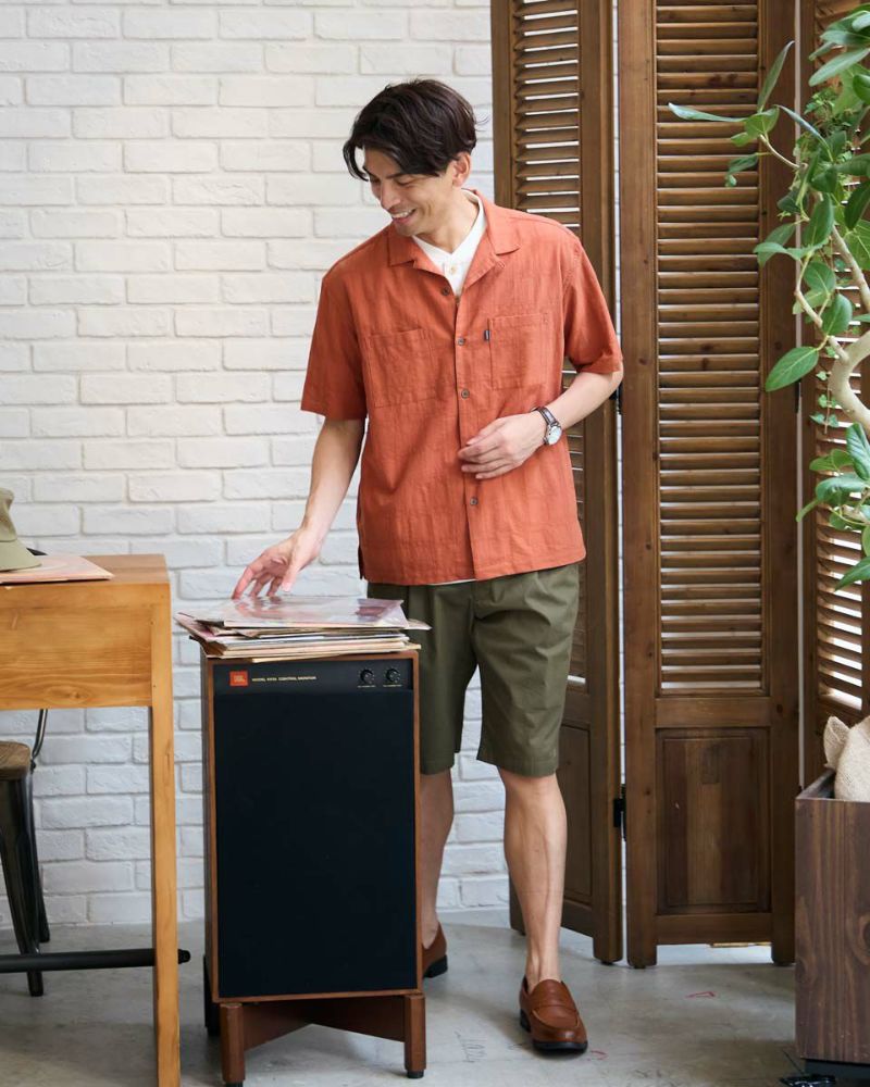 先行予約】King Sizeオープンカラー半袖シャツ ※5月中旬発送