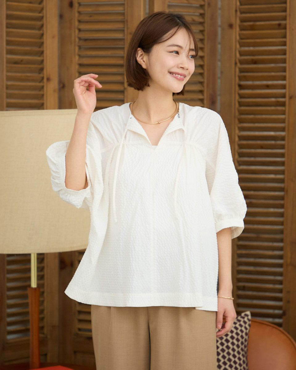 ギャザーブラウス