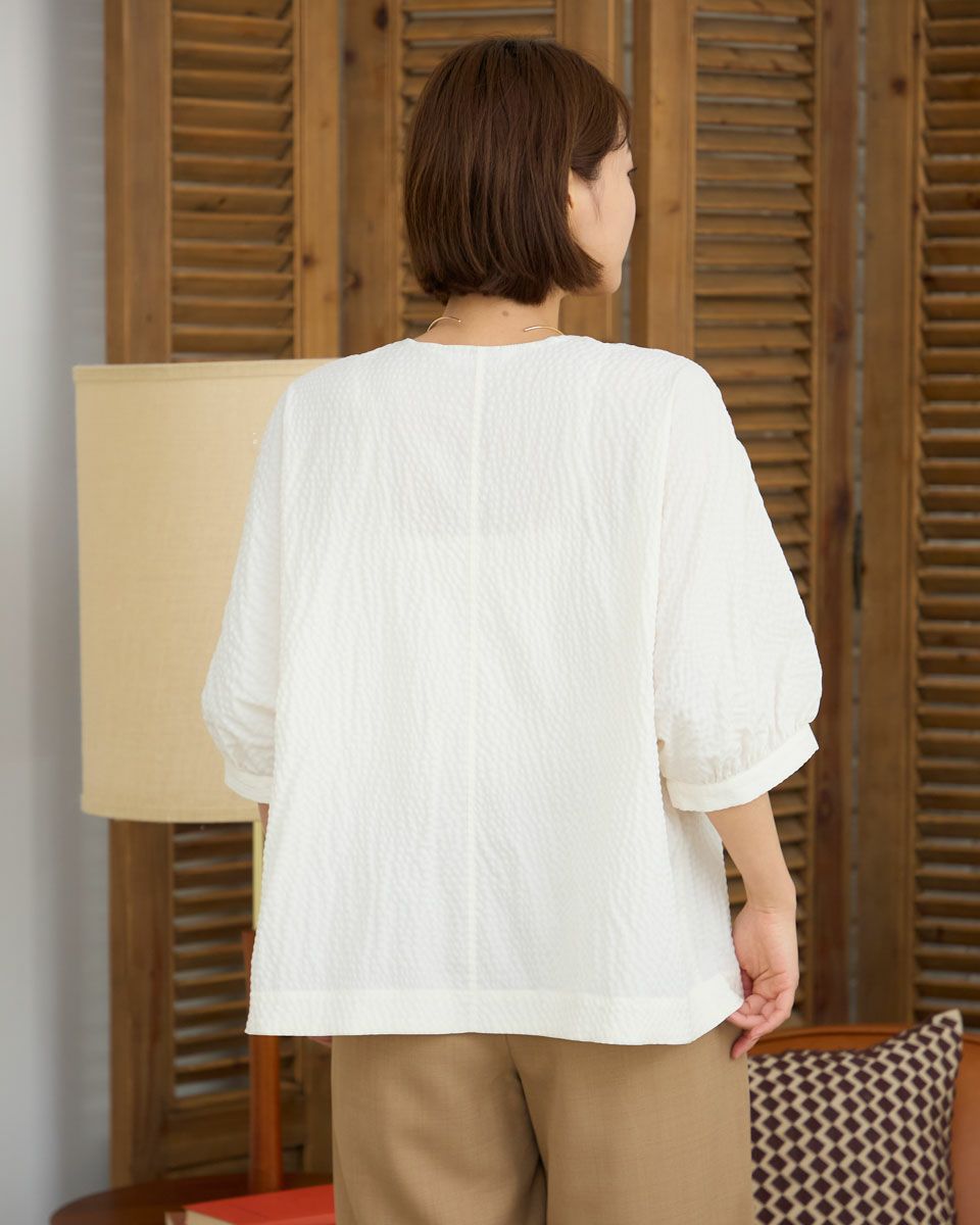 ギャザーブラウス