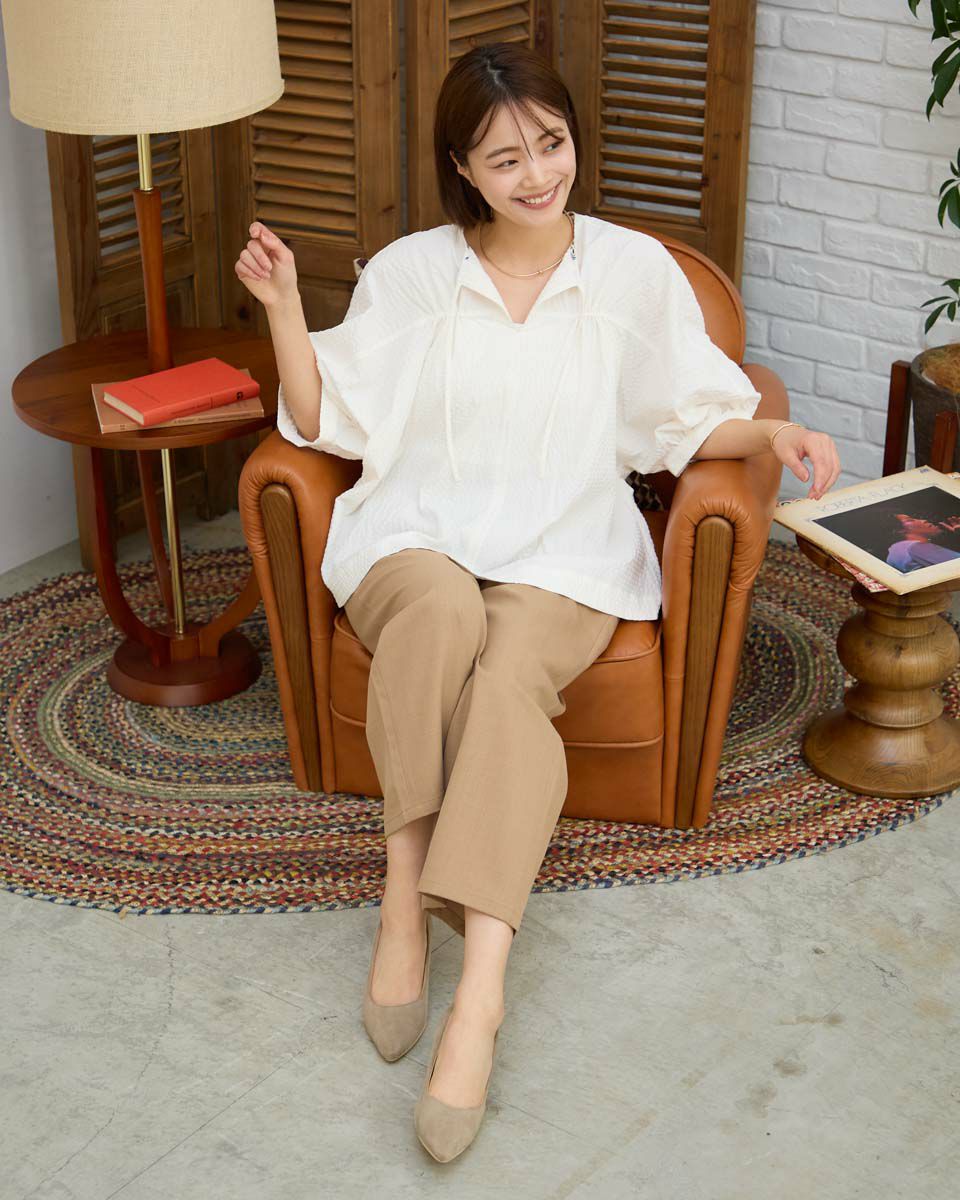 ギャザーブラウス