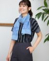 ペイズリー柄刺しゅうストール