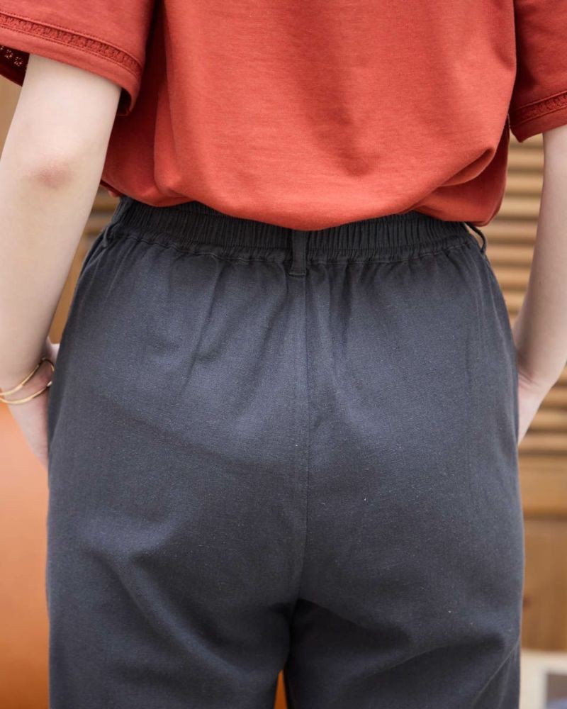 レーヨンリネンストレッチパンツ