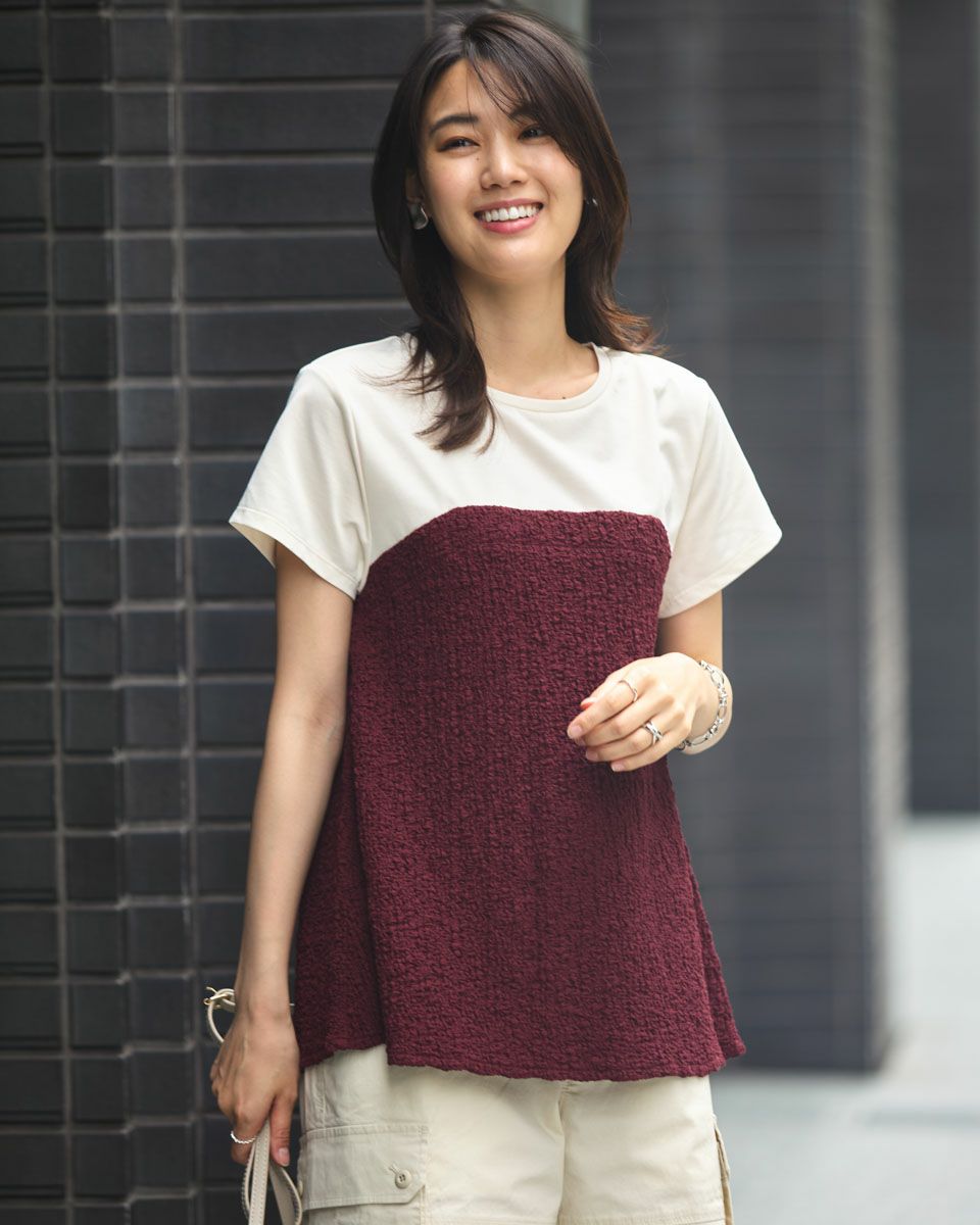 ビスチェ付きプルオーバー