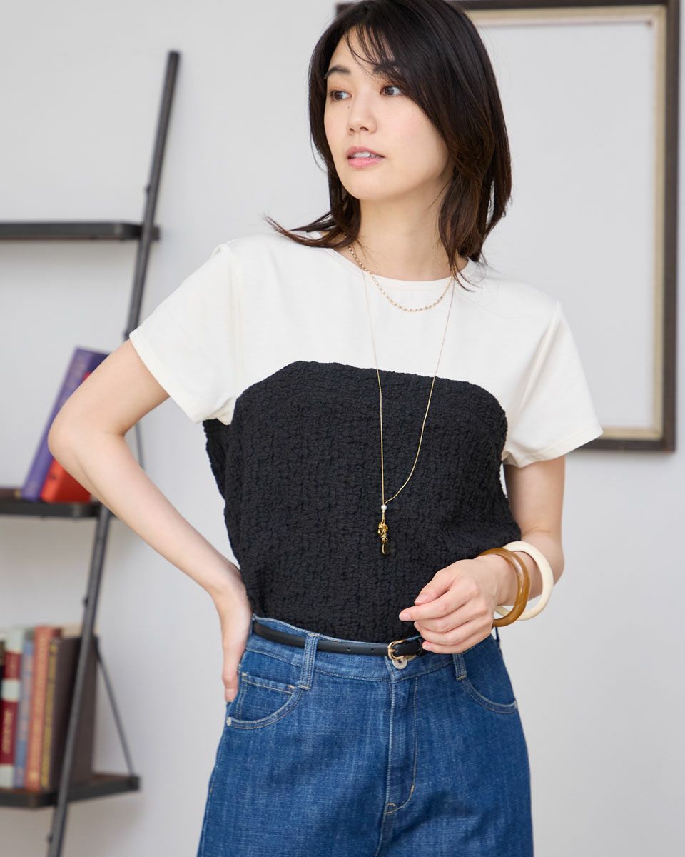 ビスチェ付きプルオーバー