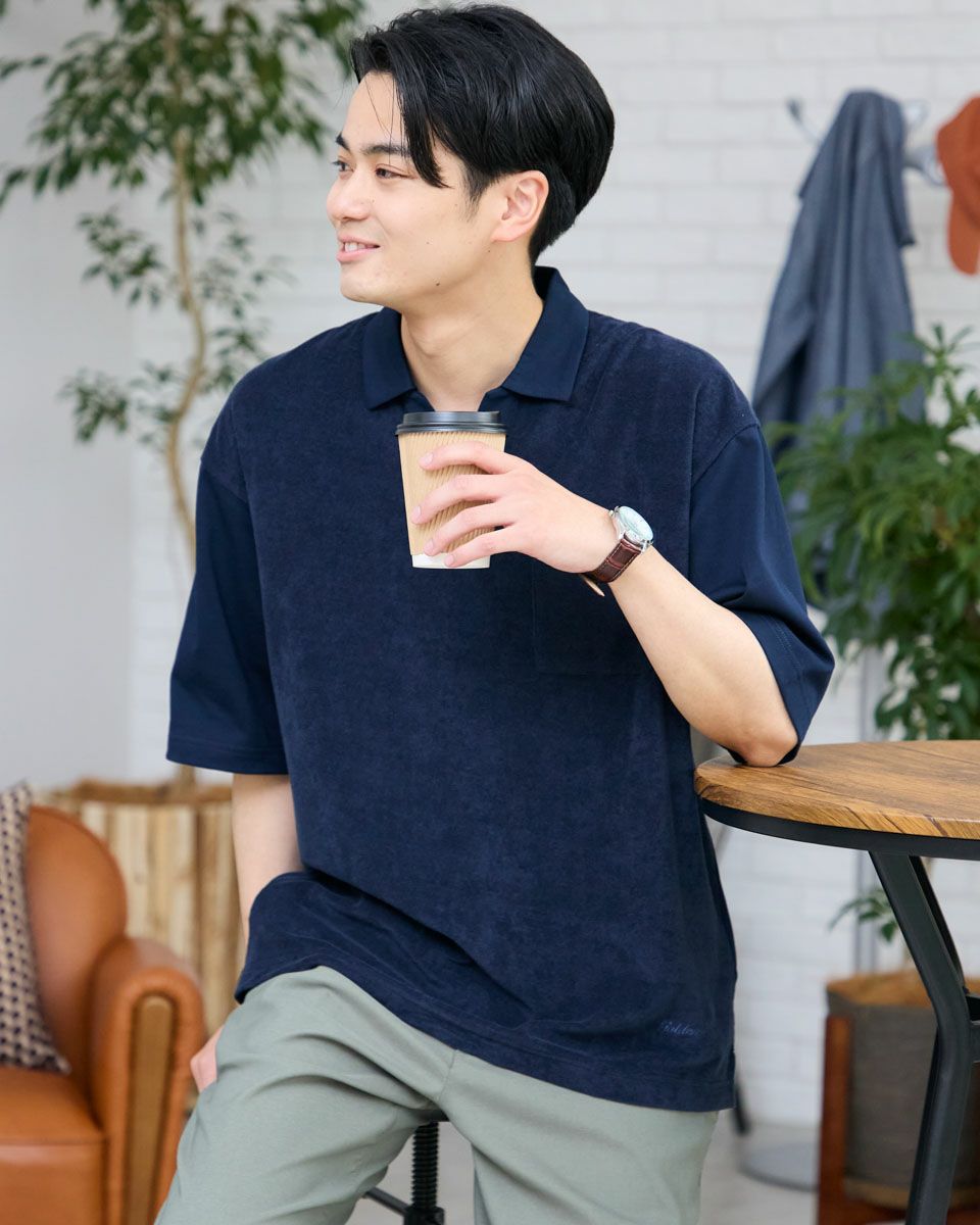 スキッパーポロシャツ