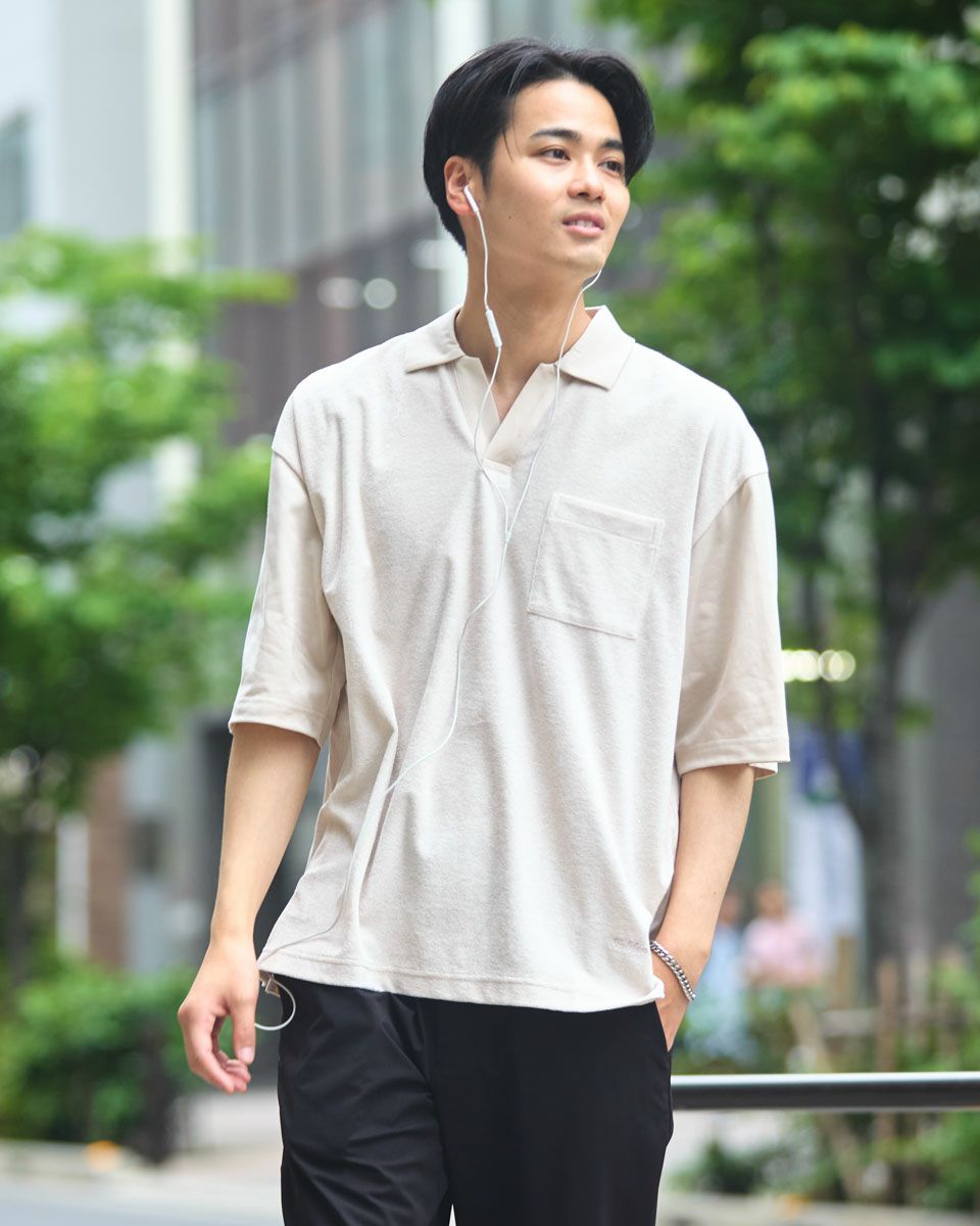 スキッパーポロシャツ