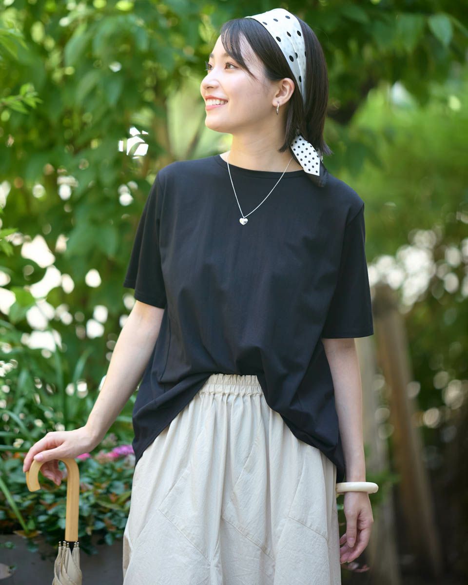 バックシャーリングTシャツ