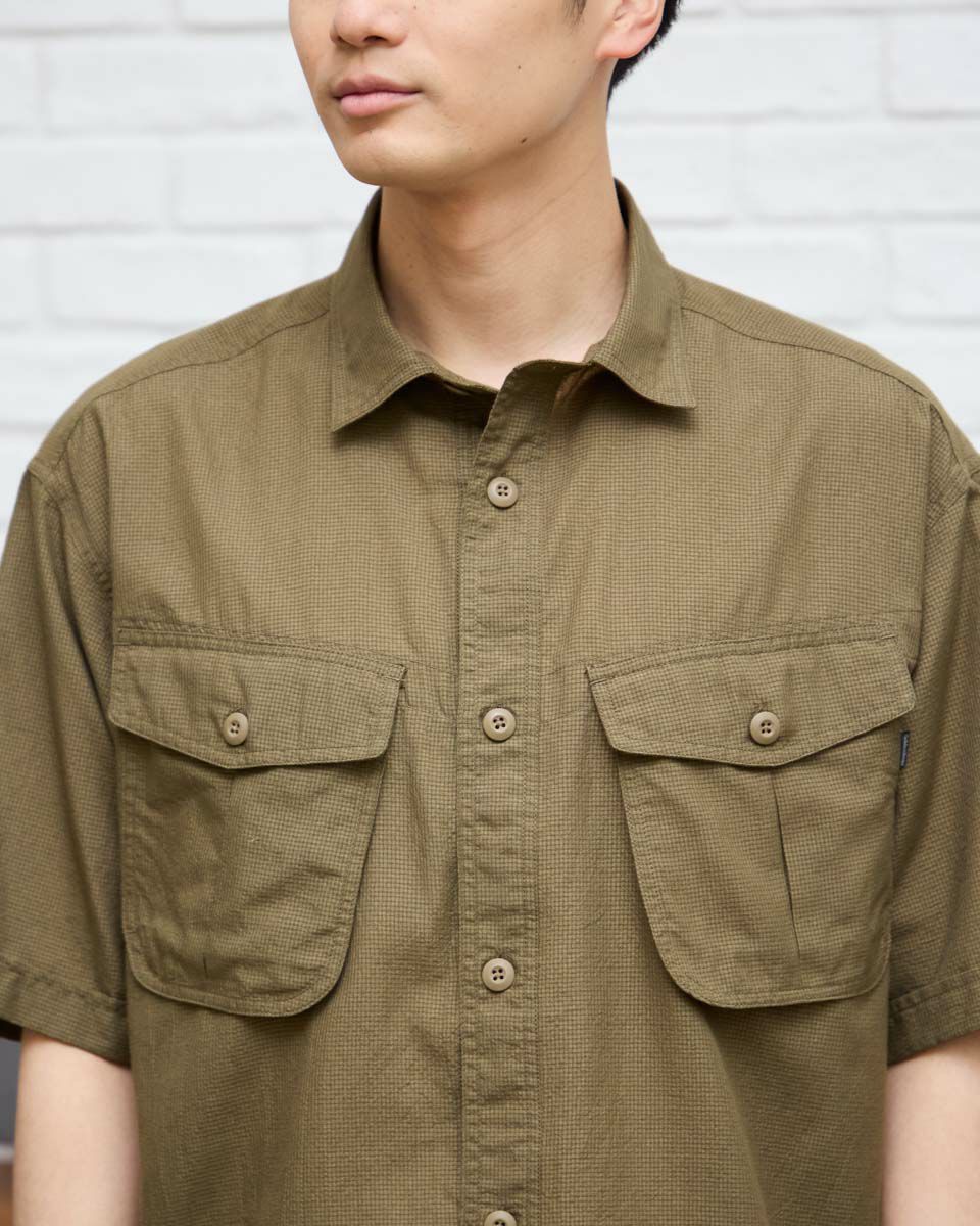 半袖オーバーシャツ