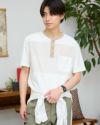 ヘンリーネックＴシャツ