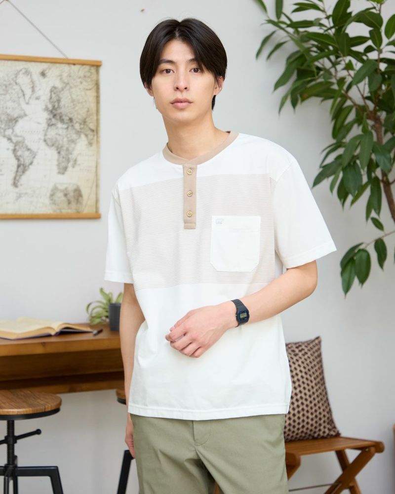 ヘンリーネックＴシャツ