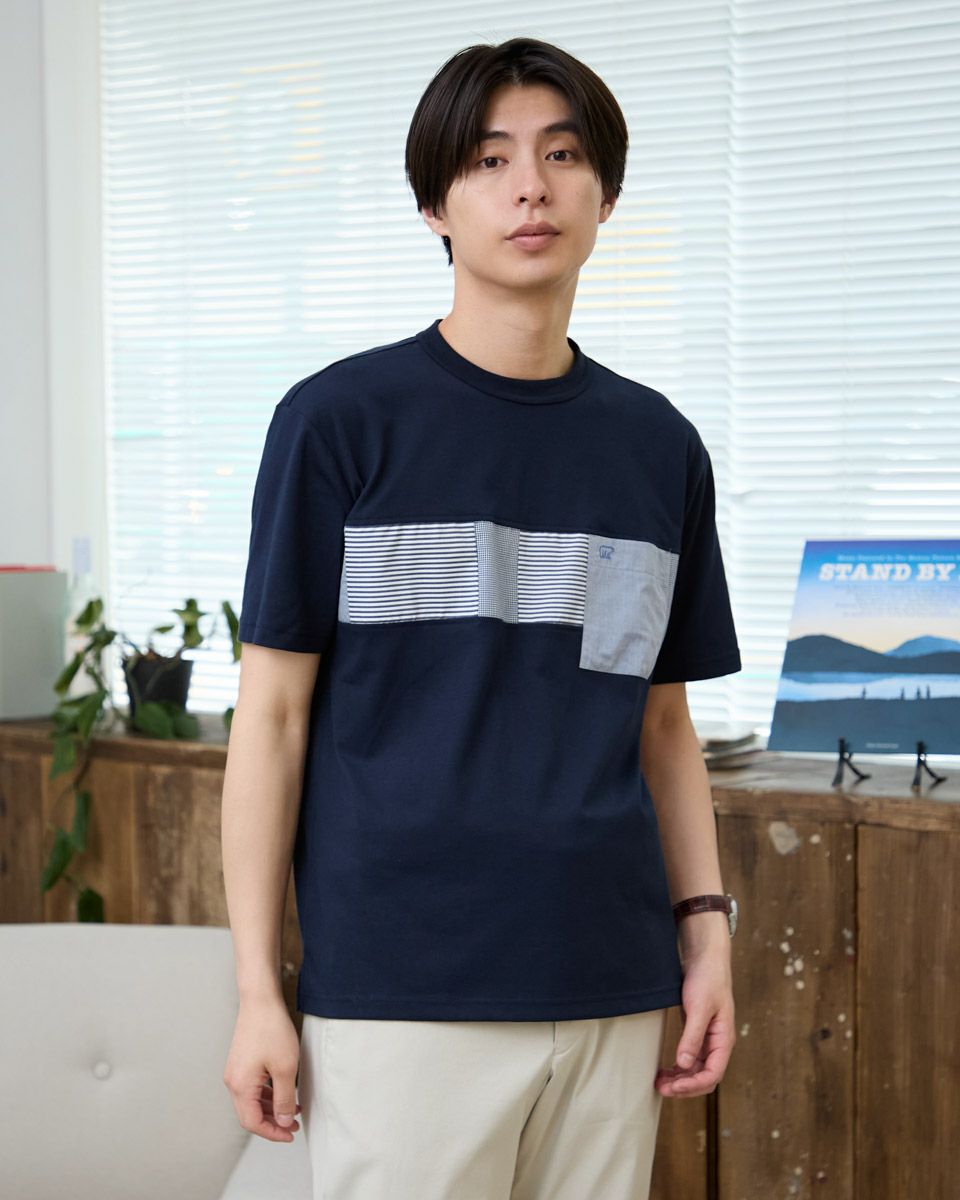 切替Tシャツ