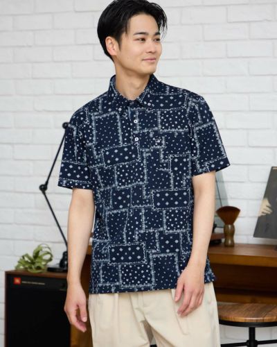 新品　23区Sports ハーフジップ 黒 半袖シャツ　ポロシャツ　ゴルフメンズ 新品 23区Sports ハーフジップ 黒 半袖シャツ ポロシャツ ゴルフ