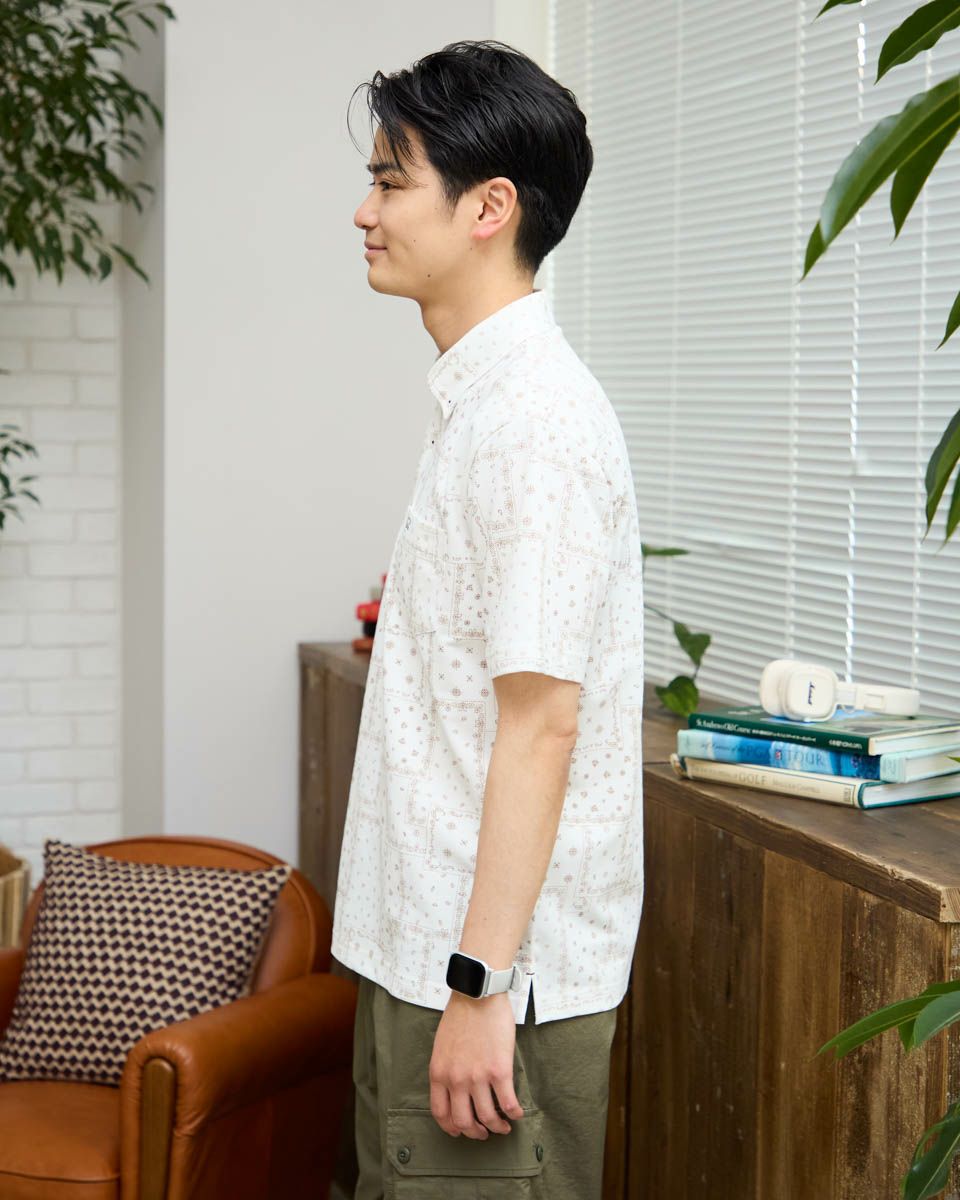 プリントポロシャツ