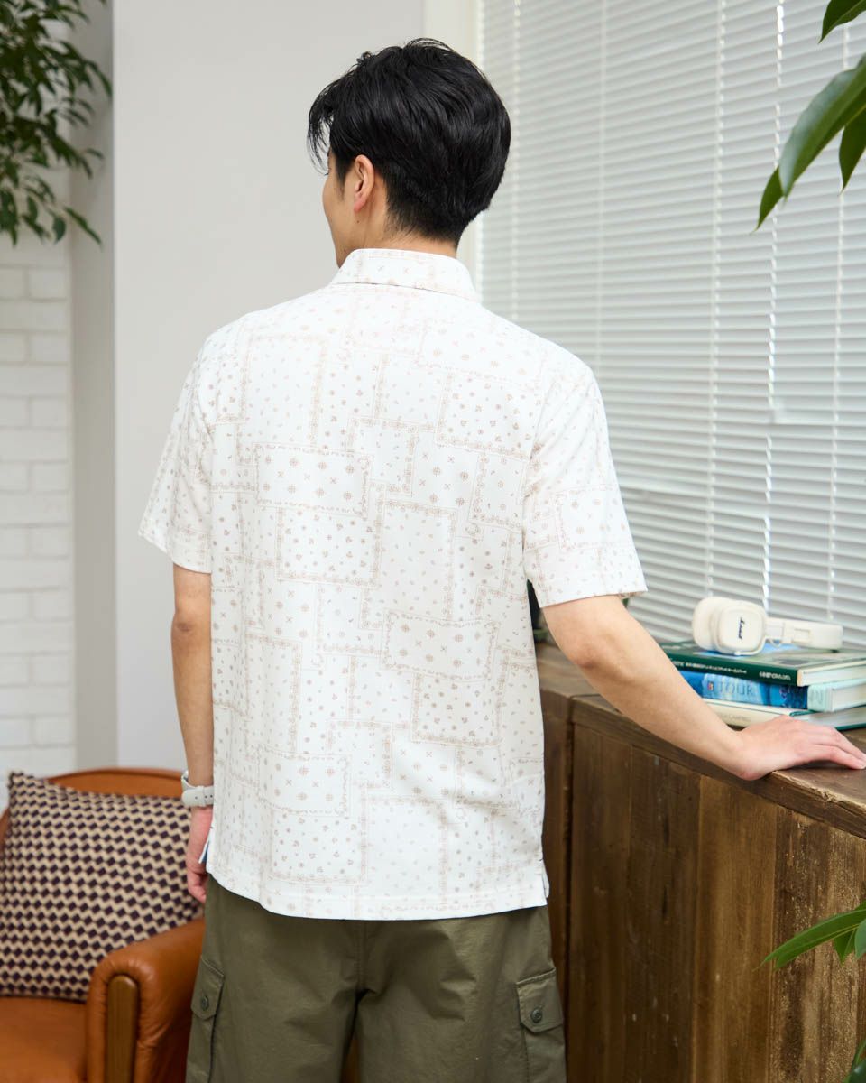 プリントポロシャツ