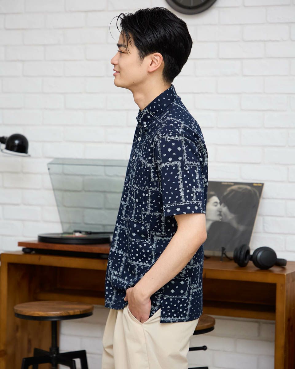プリントポロシャツ
