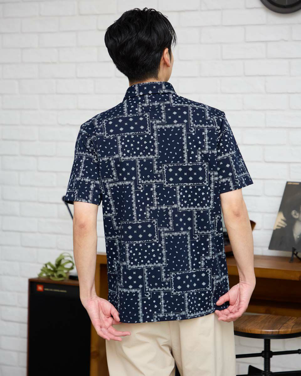 プリントポロシャツ