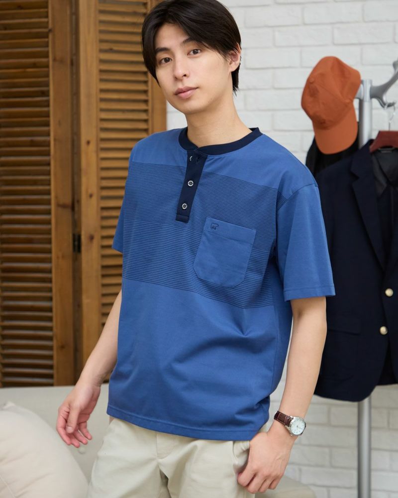 ヘンリーネックＴシャツ
