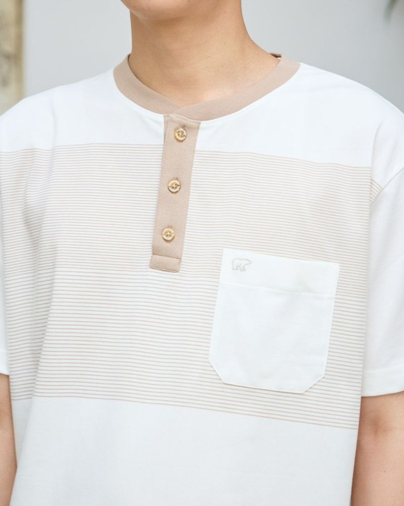 ヘンリーネックＴシャツ