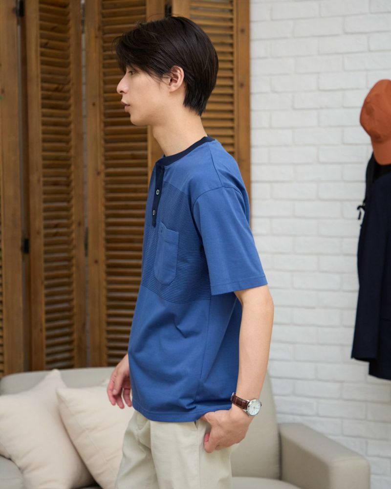 ヘンリーネックＴシャツ
