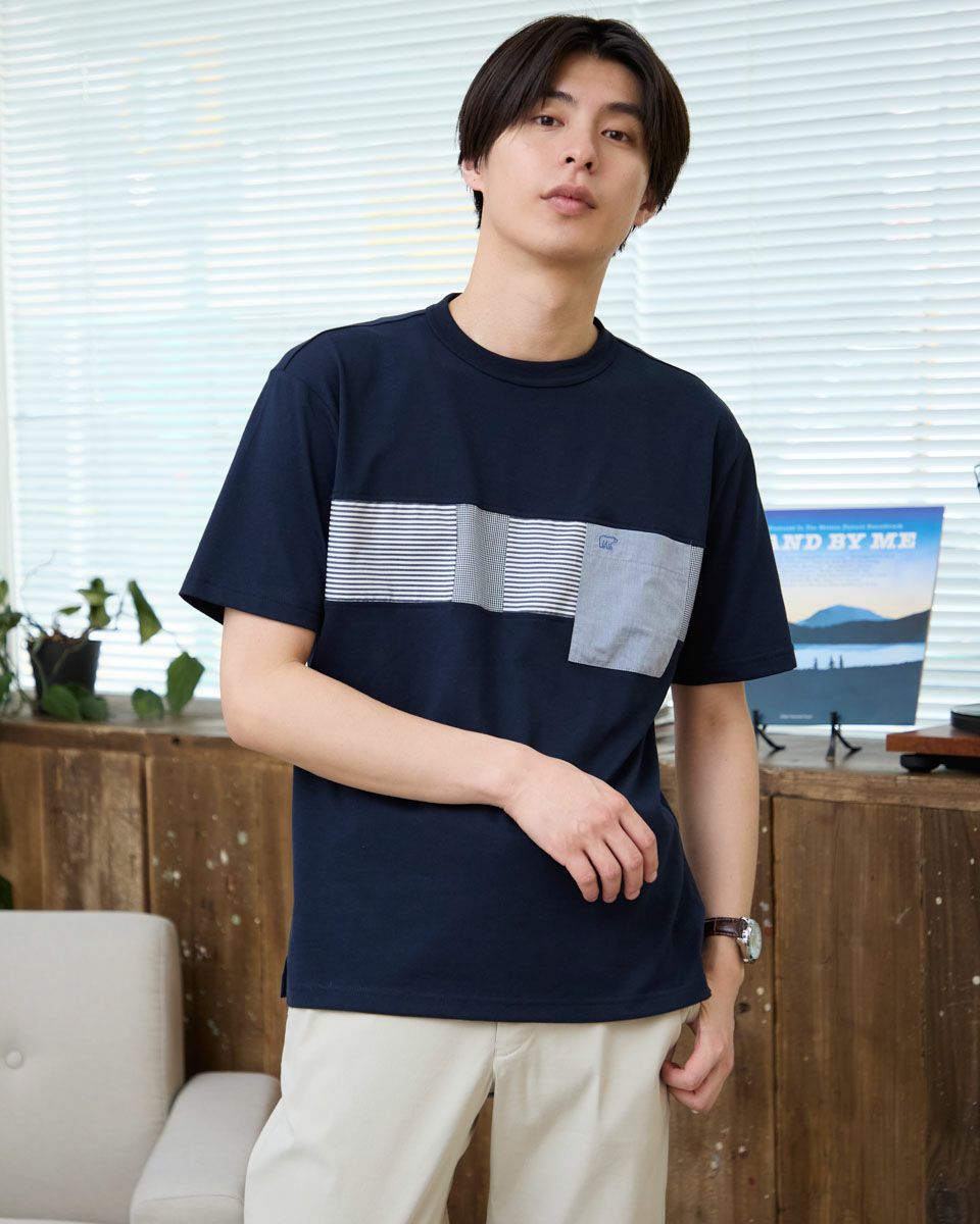 切替Tシャツ