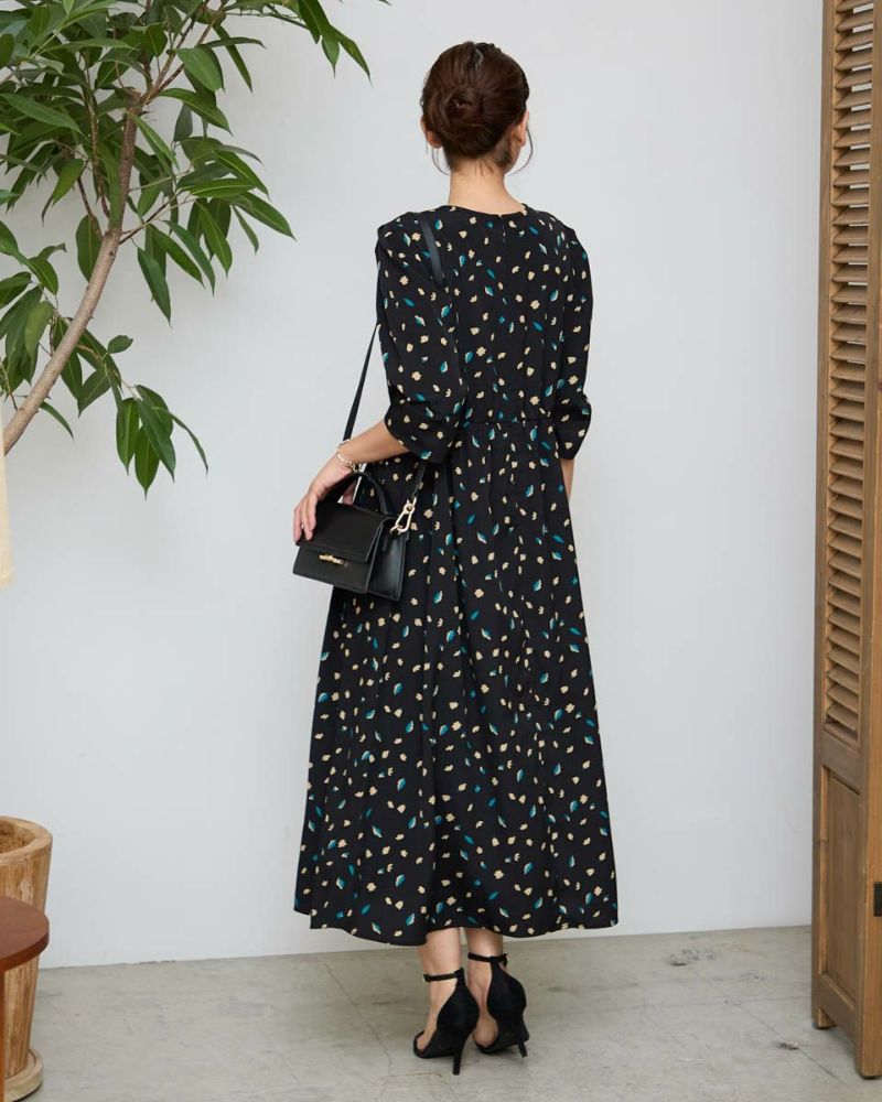 White Labelプリントワンピース | ゴールデンベアストア