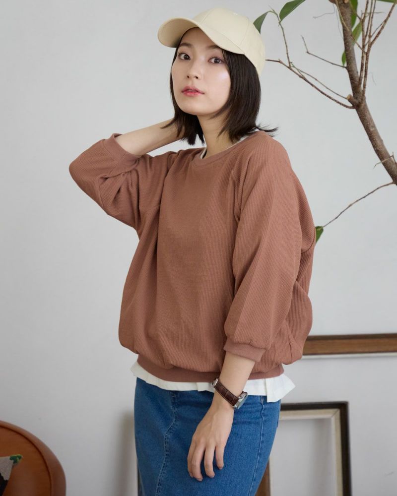 Golden BearワッフルラグランTシャツ | ゴールデンベアストア