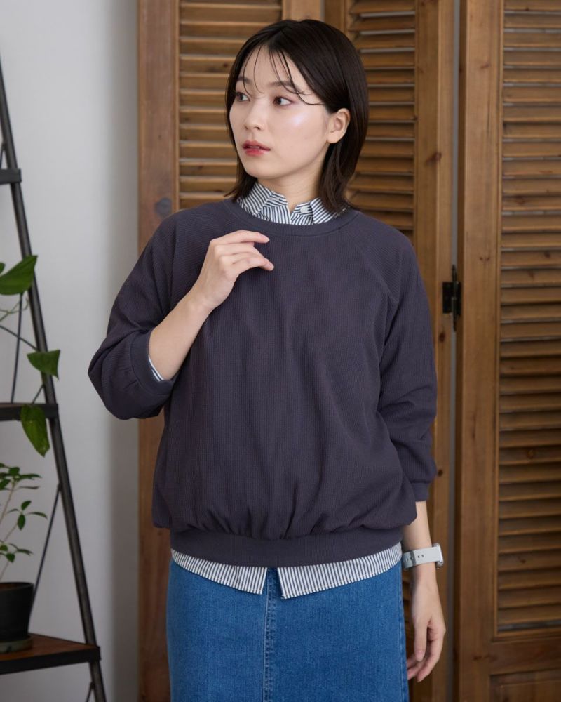 Golden BearワッフルラグランTシャツ | ゴールデンベアストア