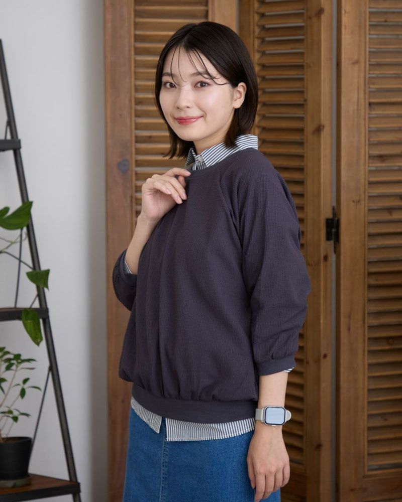 Golden BearワッフルラグランTシャツ | ゴールデンベアストア