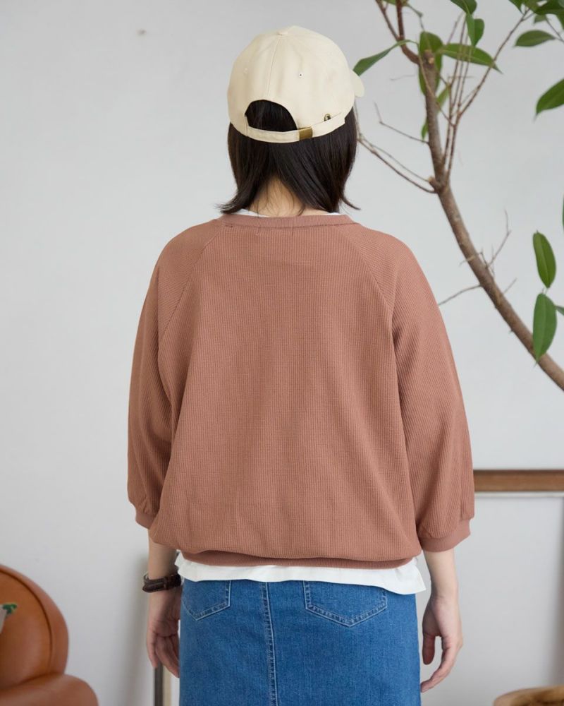 Golden BearワッフルラグランTシャツ | ゴールデンベアストア