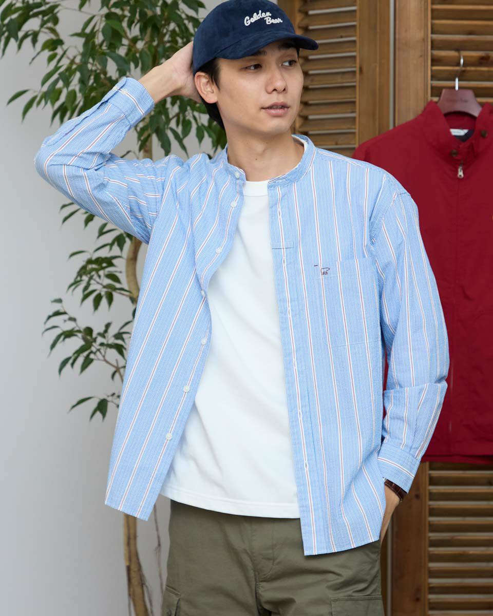 Golden Bearバンドカラーシャツ | ゴールデンベアストア