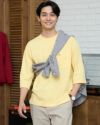 天竺七分袖Tシャツ