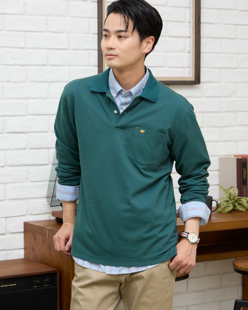Golden BearGB長袖ポロシャツ | ゴールデンベアストア