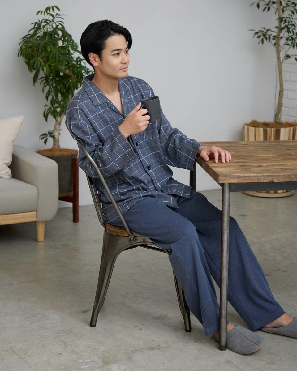 Wジャガードチェックパジャマ