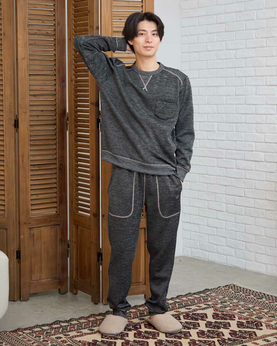 Home Wear裏起毛スウェットパジャマ | ゴールデンベアストア
