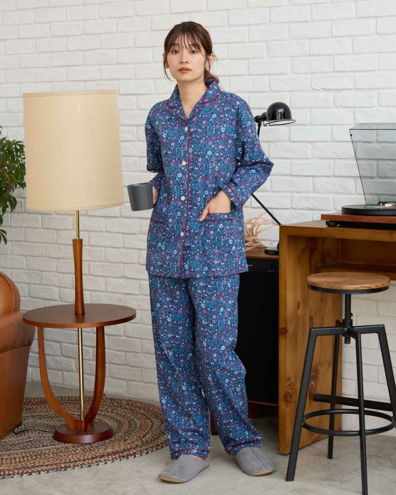 Home Wear花柄テーラードパジャマ | ゴールデンベアストア