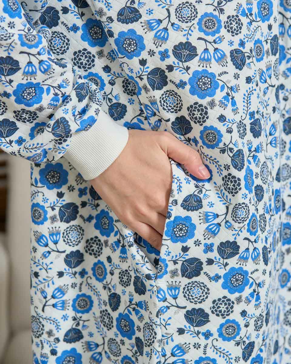 Home Wearフラワープリントワンピース(レギンス付) | ゴールデンベアストア