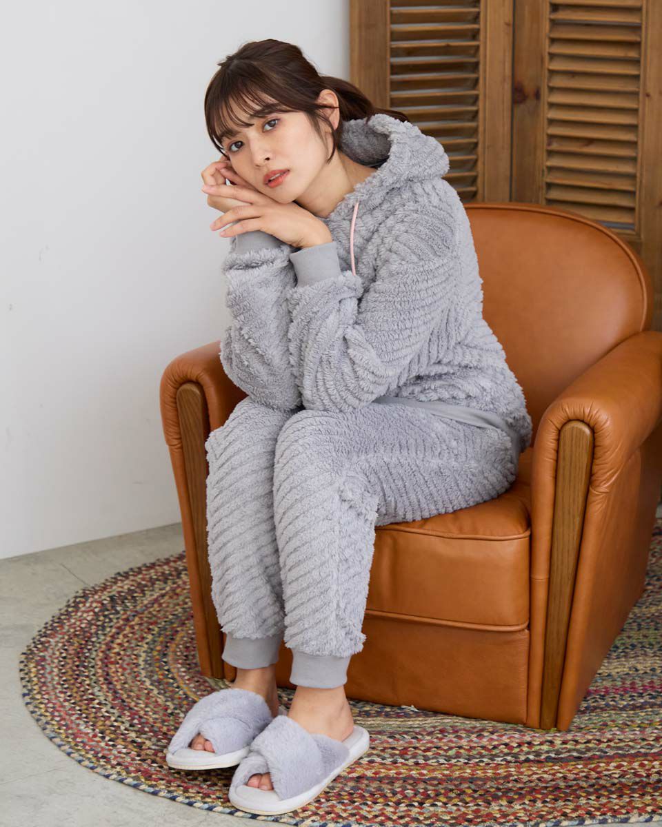 フリースパーカパジャマ