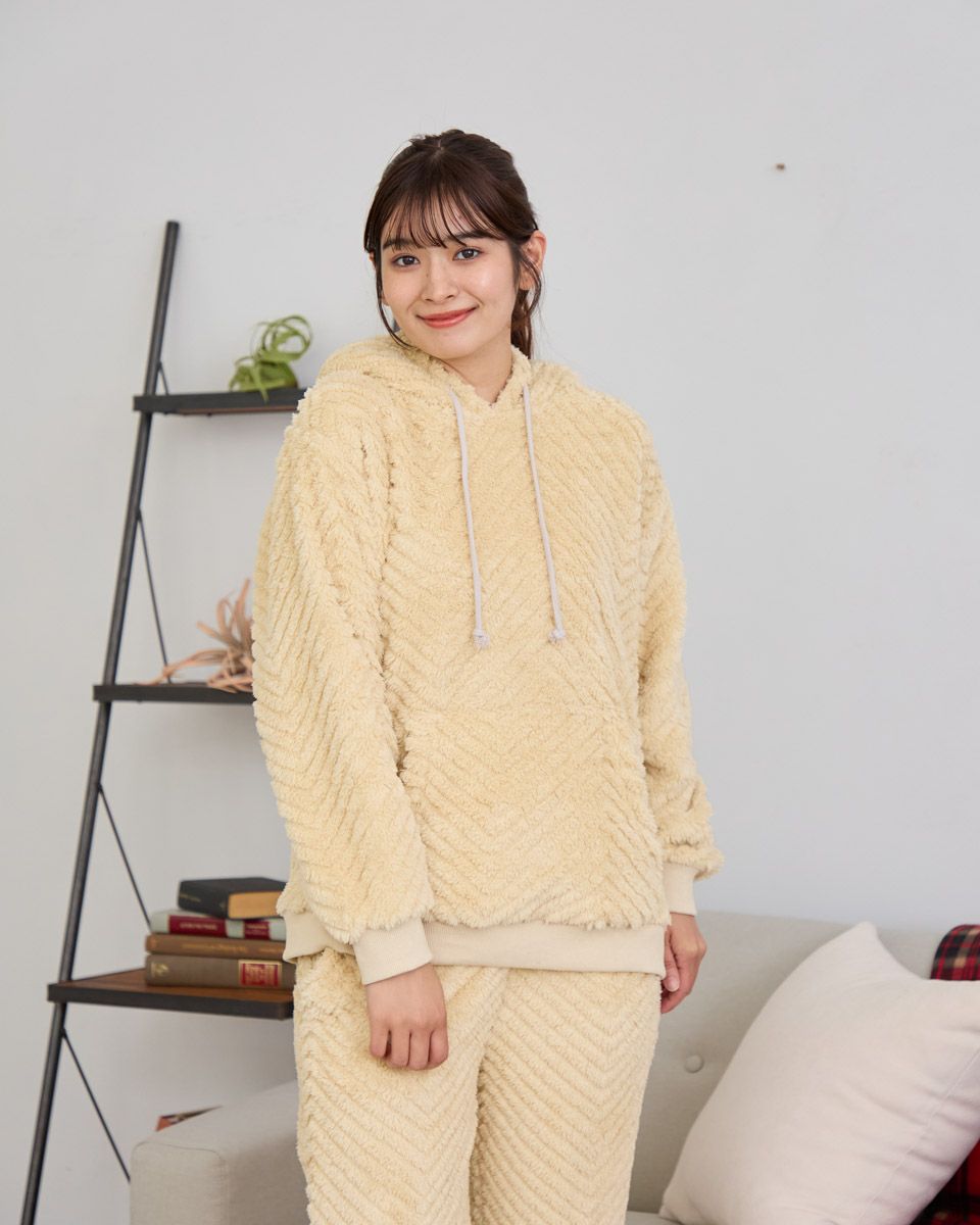 フリースパーカパジャマ