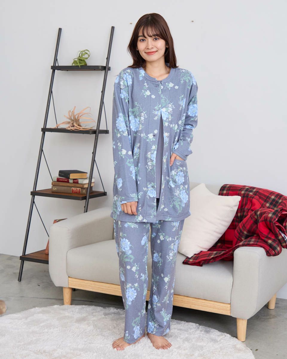 Home Wear裏起毛アンサンブルパジャマ | ゴールデンベアストア